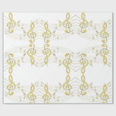 ミュージカル ラッピングペーパー (フラット)