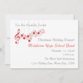 ミュージカル レッドレース クリスマスコンサート 招待状 (裏面)