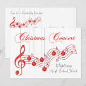 ミュージカル レッドレース クリスマスコンサート 招待状 (正面/裏面)