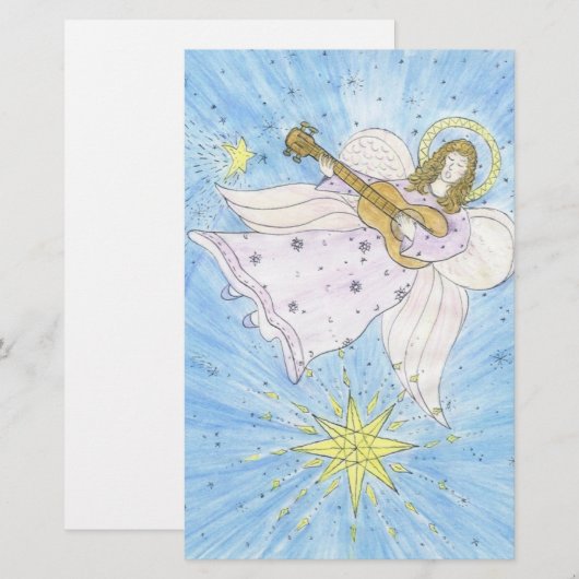 ミュージカル 便箋 (正面/裏面)