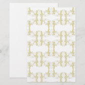 ミュージカル 便箋 (正面/裏面)