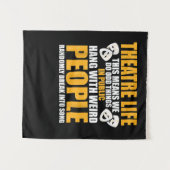 ミュージカル 俳優 女優 オタク ドラマ 演技  男性 女性 タペストリー (正面(横))