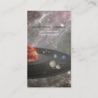 ミュージカル、神秘的な、魔法の旅行会社 名刺