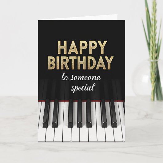 ミュージカル 誕生日カード カード (正面)