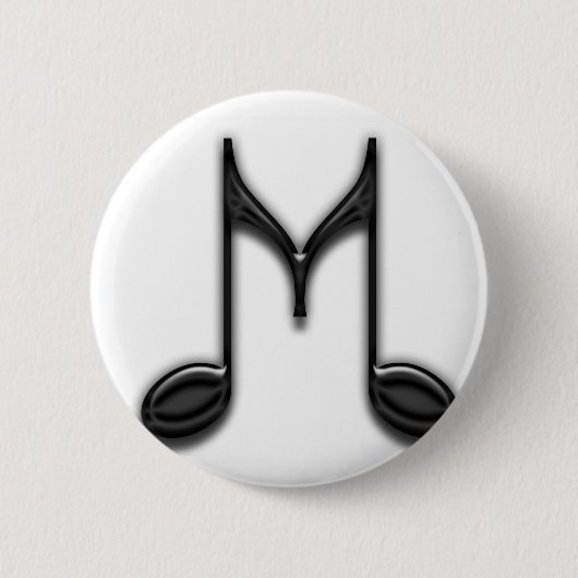 ミュージカル"M"の手紙 缶バッジ (正面)