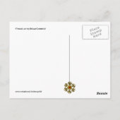 ミュージカルCAT、紫バイオレットと白 ポストカード (裏面)