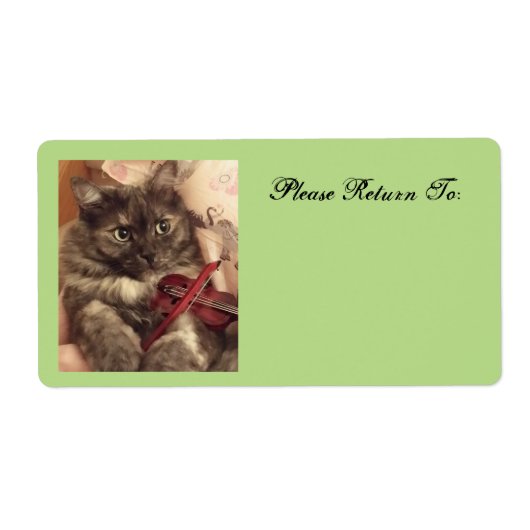 ミュージカルCat Label by RoseWrites ラベル (正面)