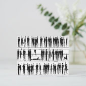 ミュージカルPEOPLEはがき ポストカード (スタンド正面)