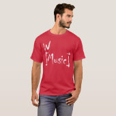 ミュージケとジャムる女の子 Tシャツ (正面フル)