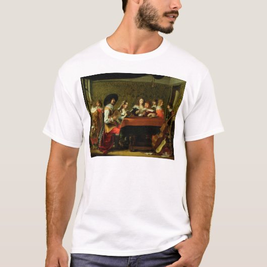 ミュージシャンおよび歌手を持つインテリア Tシャツ (正面)