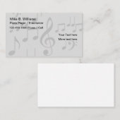 ミュージシャンとエンターテイナー 名刺 (正面/裏面)