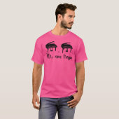 ミュージシャンとオペラと古典派のファンのためのデザイン Tシャツ (正面フル)