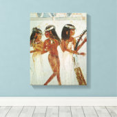 ミュージシャンとダンサー キャンバスプリント (インサイチュ (ウッドフロア))