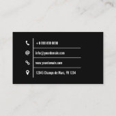 ミュージシャンと作曲家 名刺 (裏面)