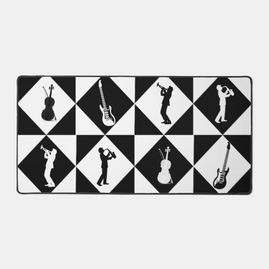 ミュージシャンと楽器 デスクマット (正面)
