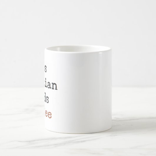 ミュージシャンにはコーヒーが必要 コーヒーマグカップ (中央)