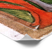 ミュージシャンに囲まれた座ったクラウン付き姿 ポスター (角)