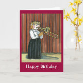 ミュージシャンのためのバースデー・カード カード (黄色い花)