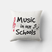 ミュージシャンのための枕 クッション (裏面)