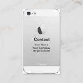 ミュージシャンのためのiPhone 5カスタマイズ可能なNamecard 名刺 (裏面)