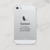 ミュージシャンのためのiPhone 5カスタマイズ可能なNamecard 名刺 (裏面)