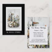 ミュージシャンのためのJ J Grandvilleの名刺 名刺 (正面/裏面)