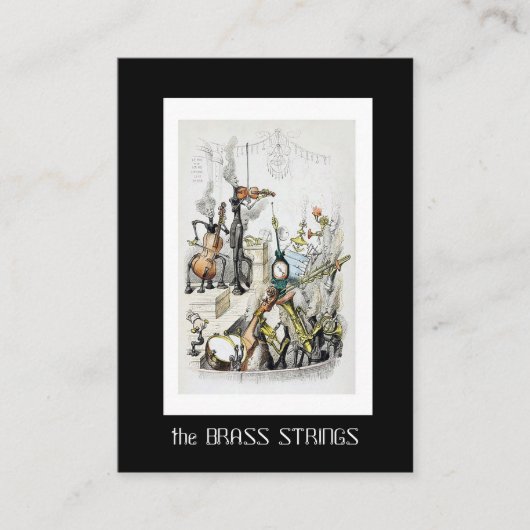 ミュージシャンのためのJ J Grandvilleの名刺 名刺 (正面)