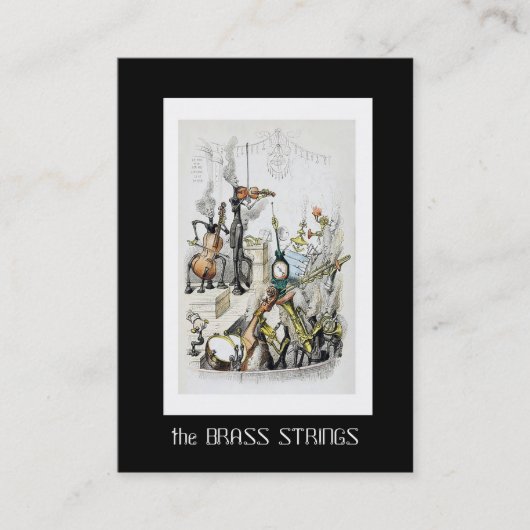 ミュージシャンのためのJ J Grandvilleの名刺 名刺 (正面)