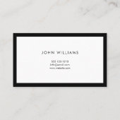 ミュージシャンのアコースティックギターのミニマリストのモダン 名刺 (裏面)