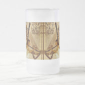 ミュージシャンのアハントン古代エジプトの歴史マグカップ フロストグラスビールジョッキ (中央)