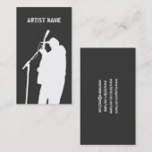 ミュージシャンのギタリストの歌手バンド芸術家の公表 名刺 (正面/裏面)