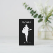 ミュージシャンのギタリストの歌手バンド芸術家の女性 名刺 (スタンド正面)