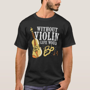 ミュージシャンのバイオリンの楽器のためのバイオリン奏者のギフトのア Tシャツ