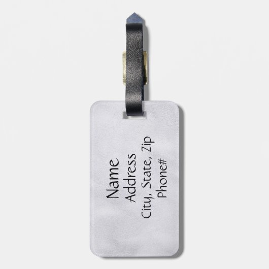 ミュージシャンのバイオリンの箱旅行ID ラゲッジタグ (裏面縦)