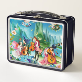 ミュージシャンのフェイ遊リーズ・セロス メタルランチボックス