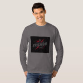ミュージシャンのロングスリーブシャツ Tシャツ (正面フル)