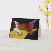 ミュージシャンの天使、Rosso Fiorentino カード (黄色い花)