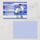 ミュージシャンの青 名刺 (正面/裏面)