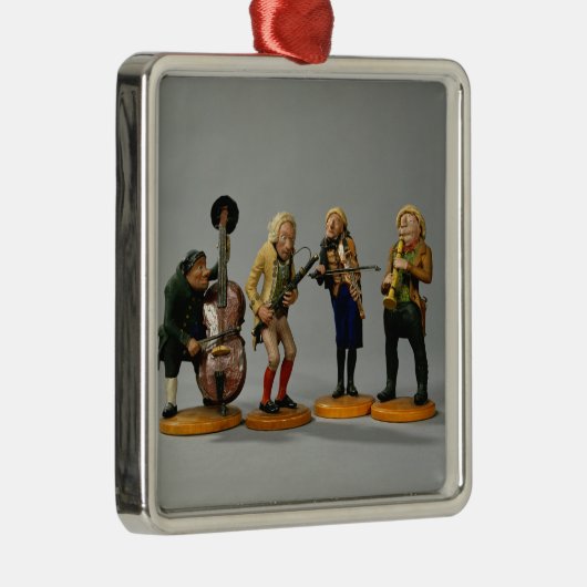 ミュージシャンの風刺漫画の置物 メタルオーナメント