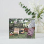 ミュージシャンの「一緒に遊い友達」はがき ポストカード (スタンド正面)