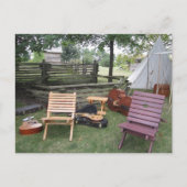 ミュージシャンの「一緒に遊い友達」はがき ポストカード (正面)