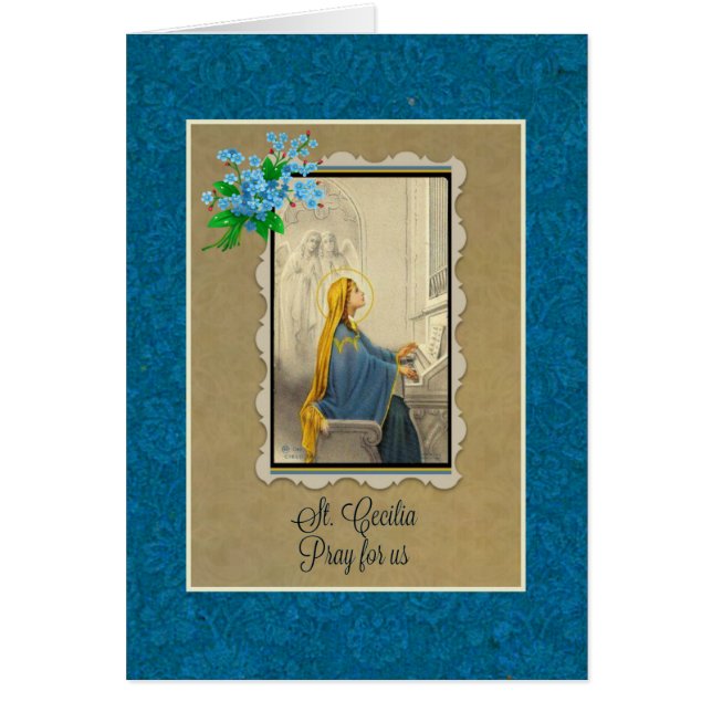 ミュージシャンのSt CeciliaのPatroness (正面)