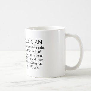 ミュージシャンはマグを定義します コーヒーマグカップ