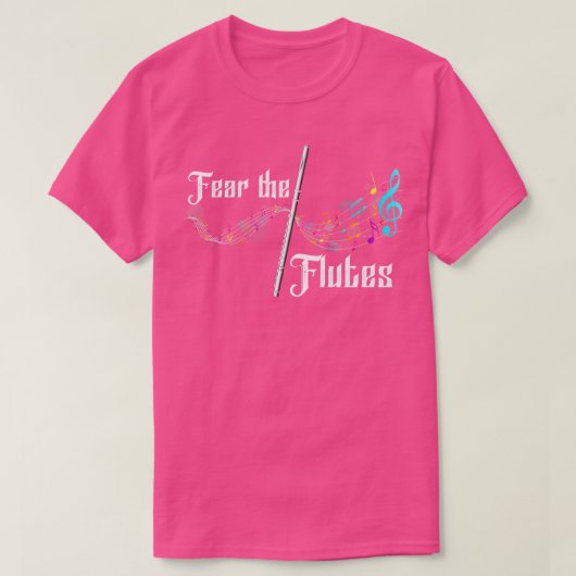 ミュージシャンは笛を恐れる Tシャツ (デザイン正面)