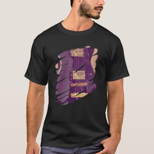 ミュージシャンエレキギター Tシャツ (正面)