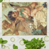 ミュージシャンエンジェルズバイハンスザッツカビクトリアンファインアート キッチンタオル (折り畳み)