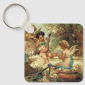 ミュージシャンエンジェルズバイハンスザッツカビクトリアンファインアート キーホルダー (正面)