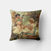 ミュージシャンエンジェルズバイハンスザッツカビクトリアンファインアート クッション (裏面)