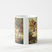 ミュージシャンエンジェルズバイハンスザッツカビクトリアンファインアート コーヒーマグカップ (中央)