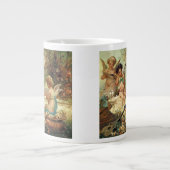 ミュージシャンエンジェルズバイハンスザッツカビクトリアンファインアート ジャンボコーヒーマグカップ (正面)